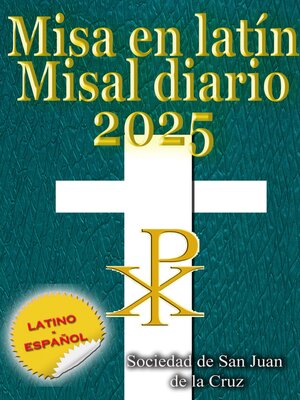 cover image of Misa en latín Misal diario 2025 latino-español, en orden, todos los días